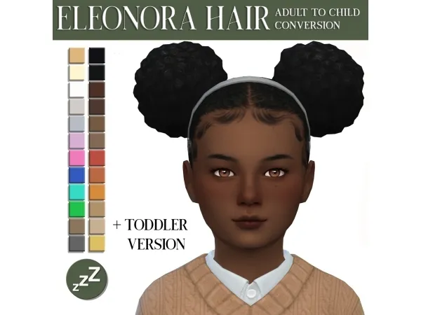 Maxis Match imvikai hair conversions pt3 by sleepyz - The Sims 4 Custom Content