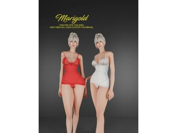 Alpha MARIGOLD LUNA - The Sims 4 Custom Content