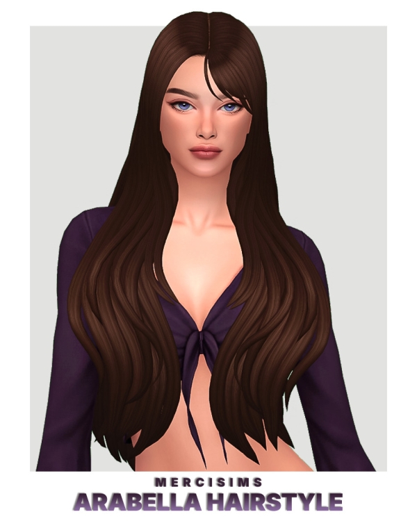 Maxis Match Arabella Hairstyle by simsfinds - The Sims 4 Custom Content