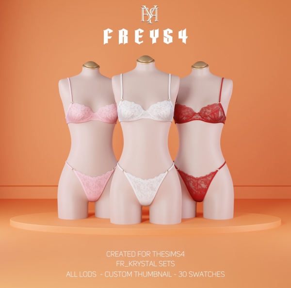 Alpha FR_Krystal Sets by freys4 - The Sims 4 Custom Content
