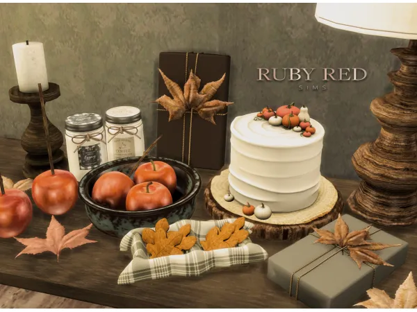 Autumn Decoration Set By RubyRed1023