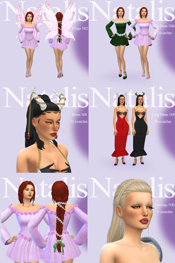 Maxis Match Women's clothing set for October 2025 by Natalis - The Sims 4 Custom Content