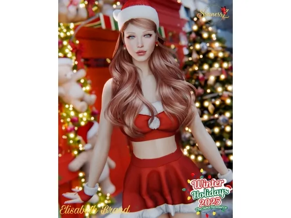 Alpha WINTER HOLIDAYS Elisabeth Brand - The Sims 4 Custom Content