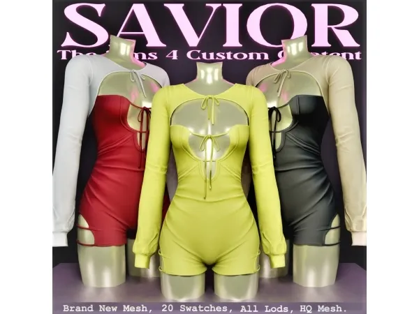 Sims 4 Svr_Ninshoya Jumpsuit