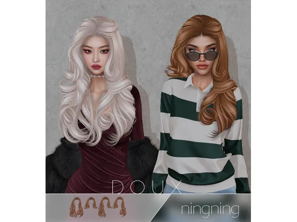Alpha Doux NingNing - The Sims 4 Custom Content