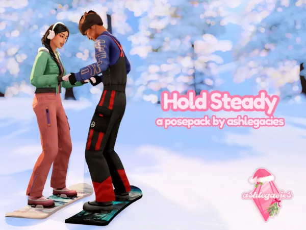 Mix Hold Steady Posepack - The Sims 4 Custom Content