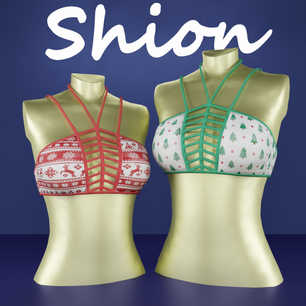 Alpha Shion Sandra Crop Top by shion_sims - The Sims 4 Custom Content