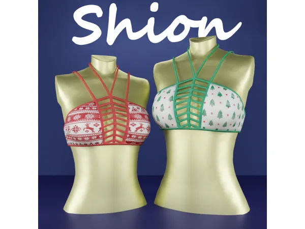 Sims 4 Shion-Sandra Crop Top