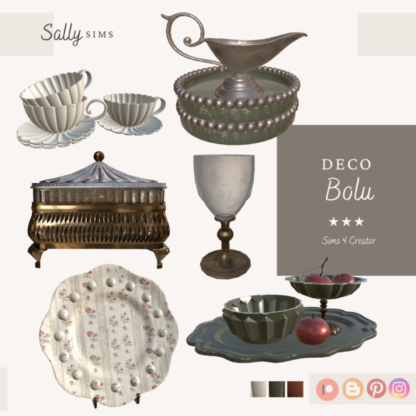 Alpha Deco BOLU by sally4sims - The Sims 4 Custom Content