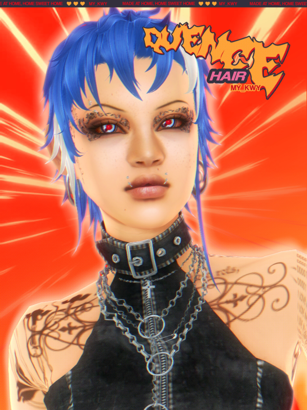 Maxis Match [MY_KWY] QUENCE HAIR by simsfinds - The Sims 4 Custom Content