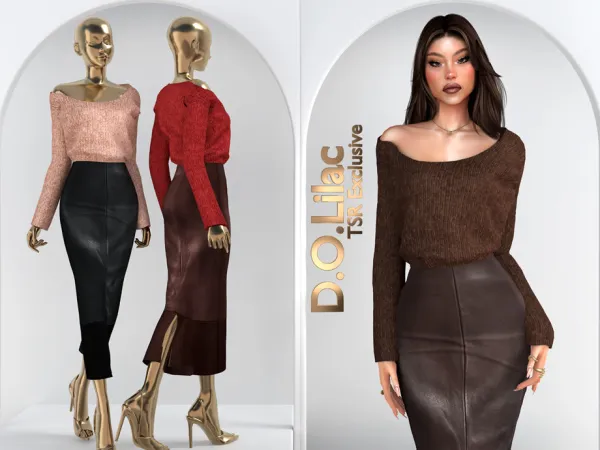Alpha Minimal Grace Set DO108 - The Sims 4 Custom Content