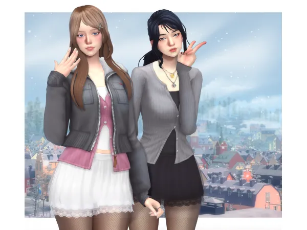 Maxis Match Kainuu Set by cloudcatsims - The Sims 4 Custom Content