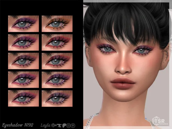 Alpha tsr Shimmery Eyeshadow (eyeshadow n192) - The Sims 4 Custom Content