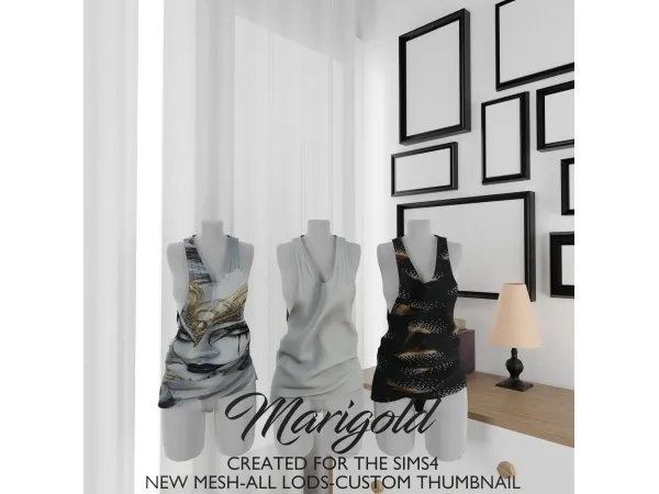 Alpha MARIGOLD NANIA - The Sims 4 Custom Content