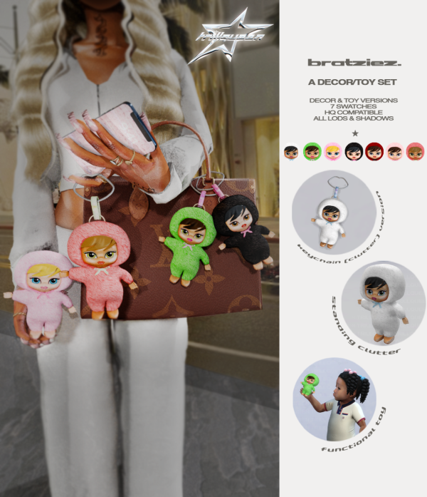 Mix bratziez inspired dolls by simsfinds - The Sims 4 Custom Content
