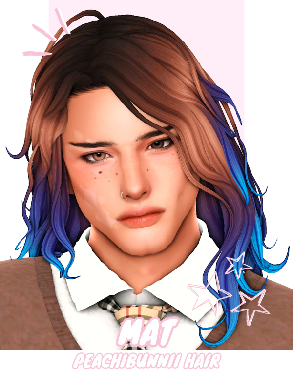 Maxis Match Mat Hair by simsfinds - The Sims 4 Custom Content