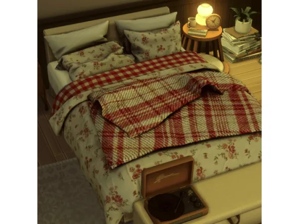 Maxis Match BEDROOM SERIES 11 RECOLOR by bunnimiow - The Sims 4 Custom Content