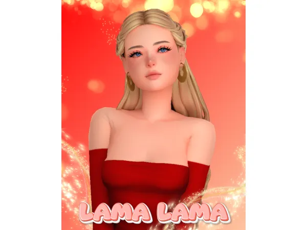 Sims 4 Hair Alicent by LamaLamaLove