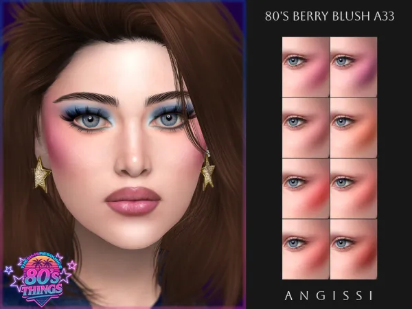 80's Berry Blush A33 by ANGISSI