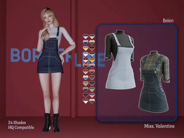 Belen short overol dress by MissValentine142