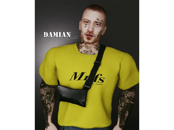Mix damian male sim - The Sims 4 Custom Content