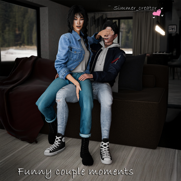 Mix Funny couple moments by simmer_creator - The Sims 4 Custom Content