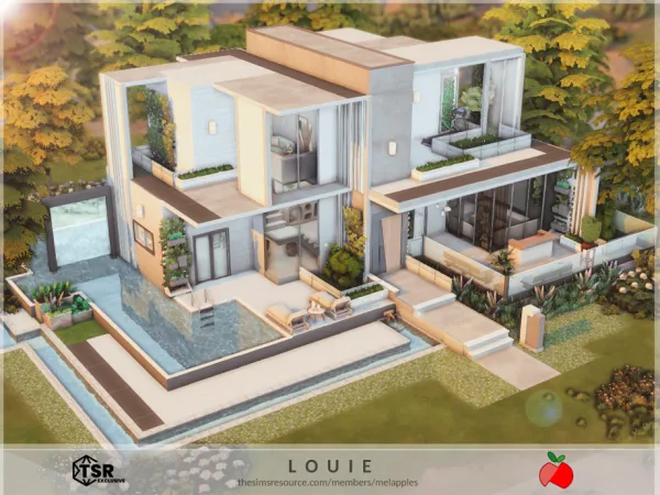 Maxis Match Louie no - The Sims 4 Custom Content