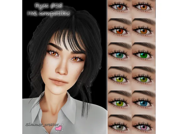 Alpha (SC) Eyes 28 - The Sims 4 Custom Content