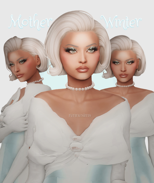 Alpha Mother Winter Day 1 by simsfinds - The Sims 4 Custom Content