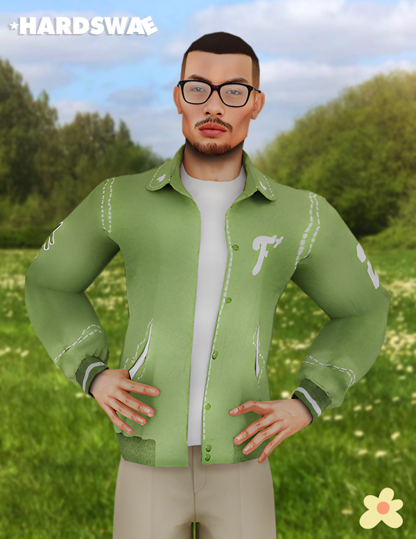Alpha [HARDSWAE] Sunseeker Jacket by simsfinds - The Sims 4 Custom Content
