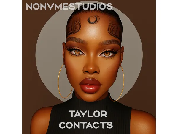 Sims 4 Taylor Contacts by nonvmestudios