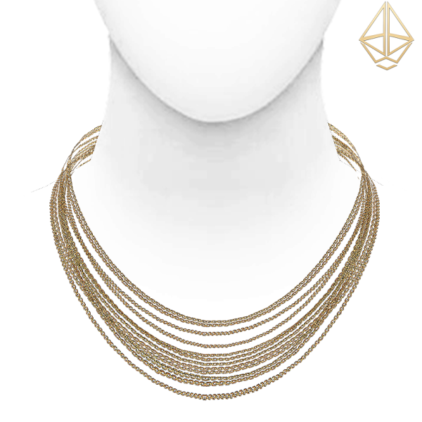 Alpha Aurum female small chains necklace by aurum - The Sims 4 Custom Content