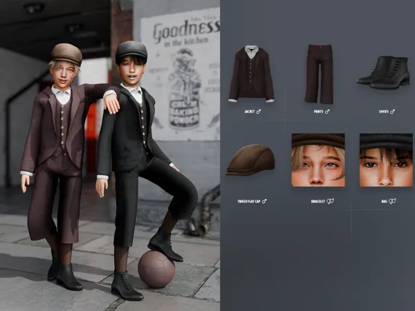 Victorian Boys Lookbook