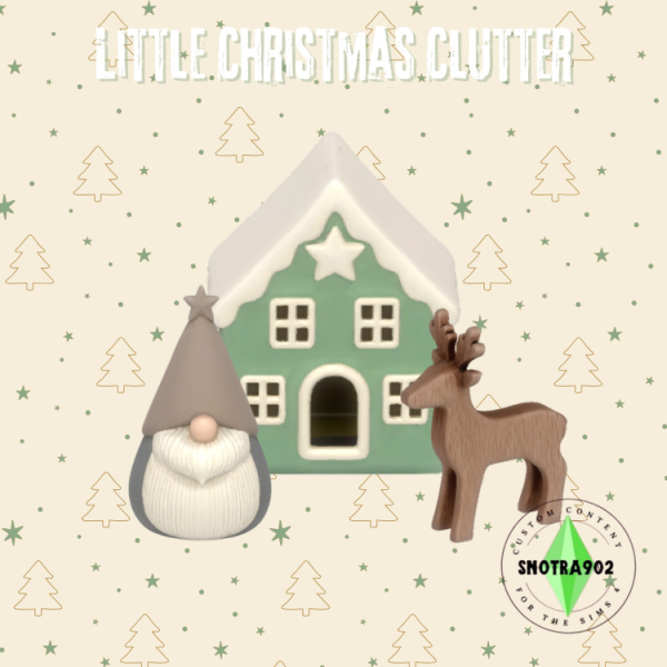 Maxis Match Little Christmas Clutter by simsfinds - The Sims 4 Custom Content