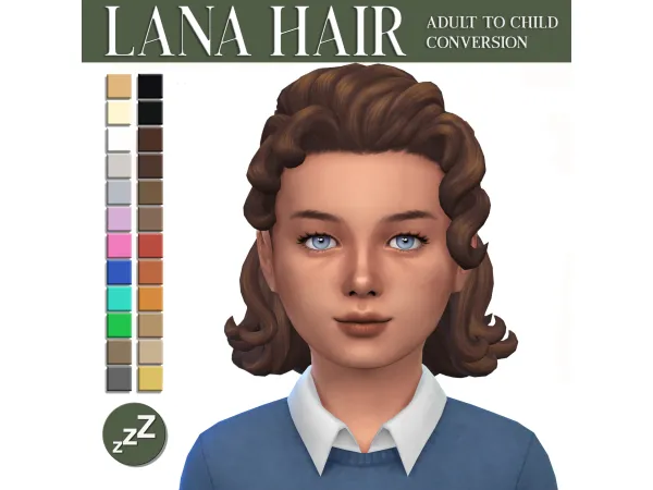 Maxis Match imvikai hair conversions by sleepyz - The Sims 4 Custom Content