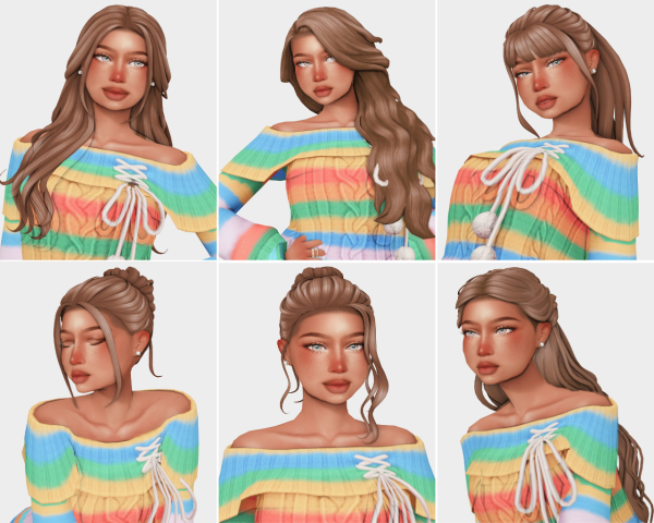 Maxis Match my favorite hairs pt 6 sims 4 finds by simsfinds - The Sims 4 Custom Content
