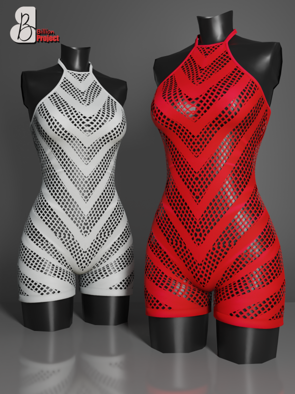 Alpha BillionProject Mary Jumsuit by billion_project666 - The Sims 4 Custom Content