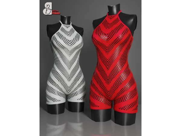Alpha BillionProject Mary Jumsuit - The Sims 4 Custom Content
