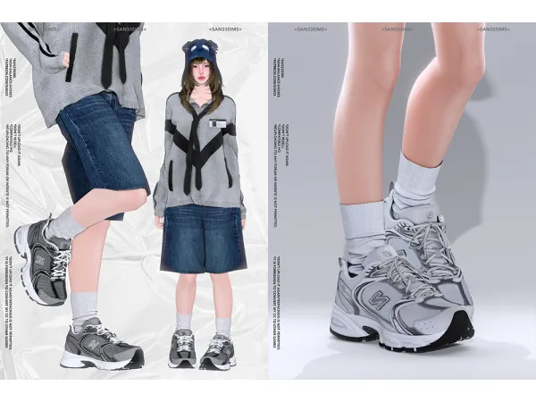 Alpha u3010333u3011New Balance Shoses - The Sims 4 Custom Content