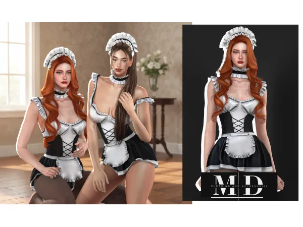 Alpha MAID COSPLAY HALLOWEEN 2025 - The Sims 4 Custom Content