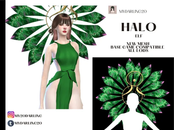 Alpha HALO ELF V1 by Mydarling20 - The Sims 4 Custom Content