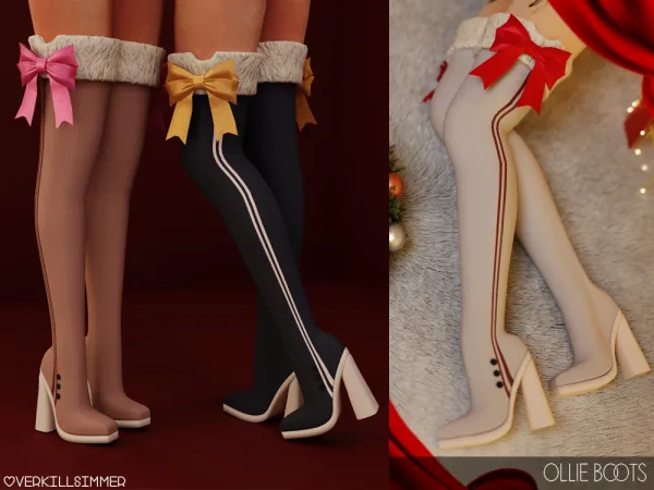 Alpha Ollie boots - The Sims 4 Custom Content
