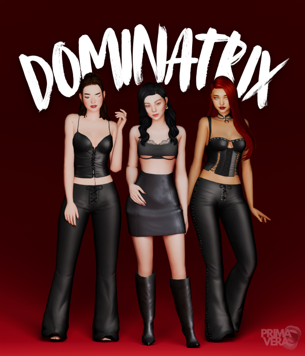 Maxis Match Dominatrix Collection by simsfinds - The Sims 4 Custom Content