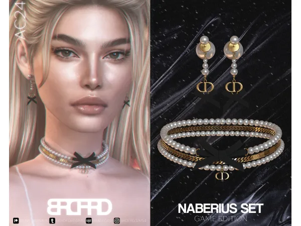 Alpha NABERIUS SET by bradfordsims - The Sims 4 Custom Content