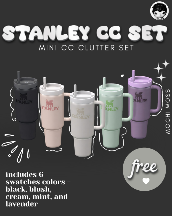 Maxis Match Stanley set by simsfinds - The Sims 4 Custom Content