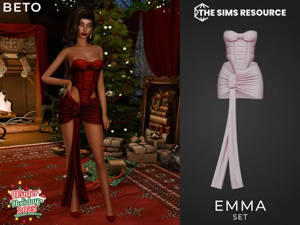 Sims 4 Emma (Set) by Beto_ae0
