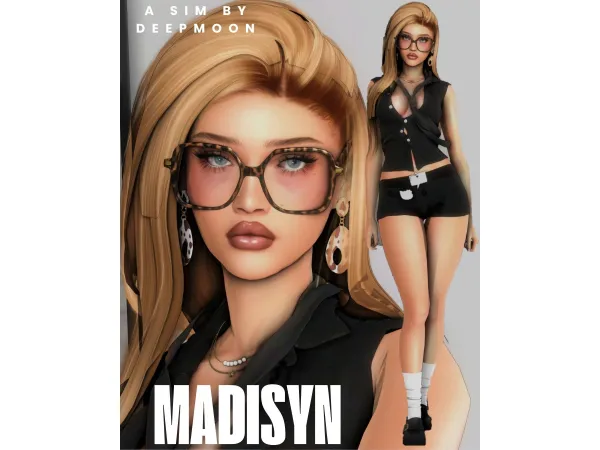 Alpha Madisyn by deepmoon - The Sims 4 Custom Content