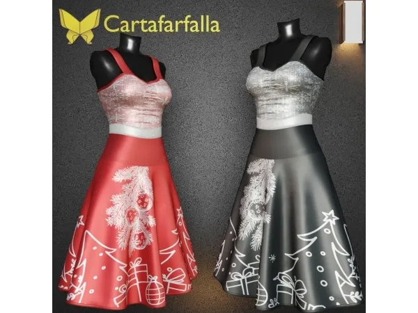 Alpha Cartafarfalla Noeluxe - The Sims 4 Custom Content