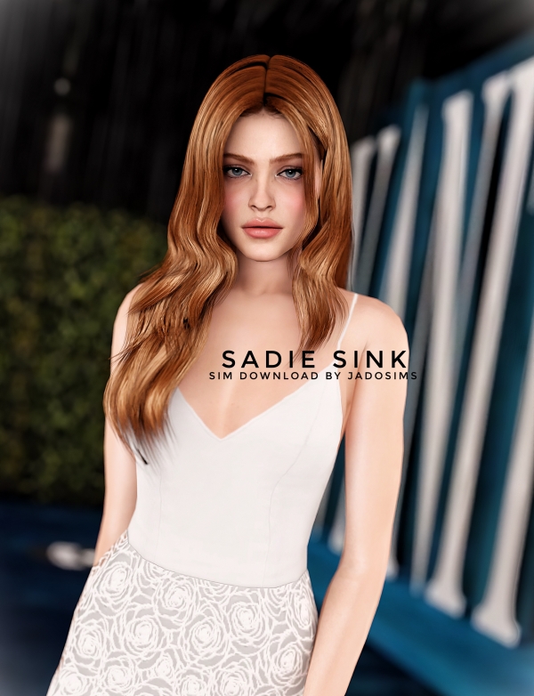Alpha Sadie Sink (Sim Download) by shopwithflynnn - The Sims 4 Custom Content