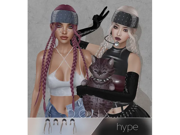 Alpha DOUX New Release HYPE - The Sims 4 Custom Content